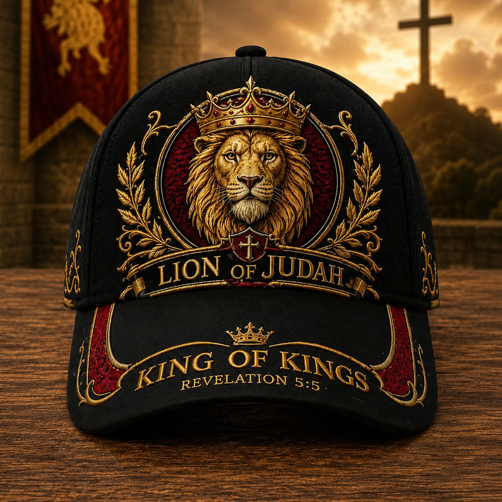 Lion of Judah King of Kings Christian Cap
