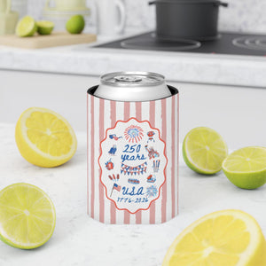 USA Can Cooler 4th of July Party Favors, 250th Anniversary America Party Decor, July 4th Decor Party Drinks, American Independence Day Gifts