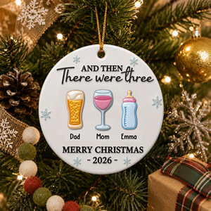 There Were Four - Real 3D Raised Ornament