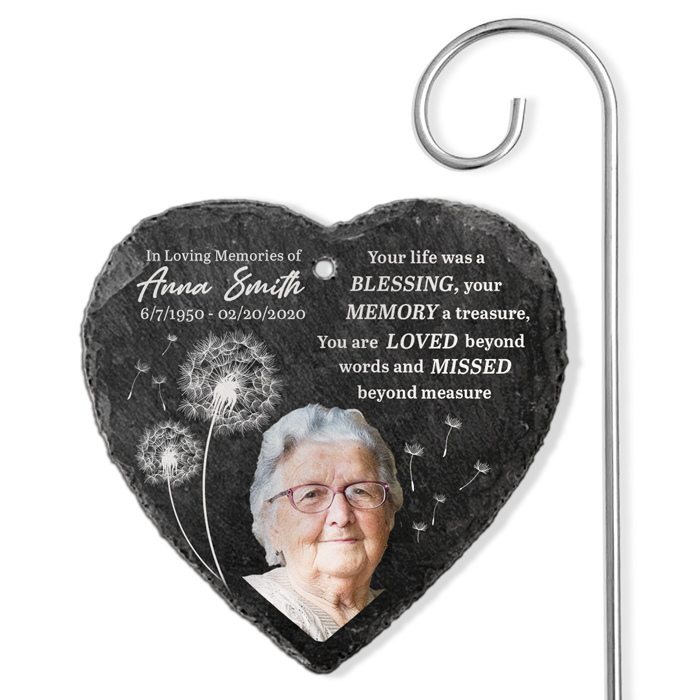 You Are Loved And Missed Beyond Measure Memorial Photo - Personalized Garden Stake - Memorial Gift