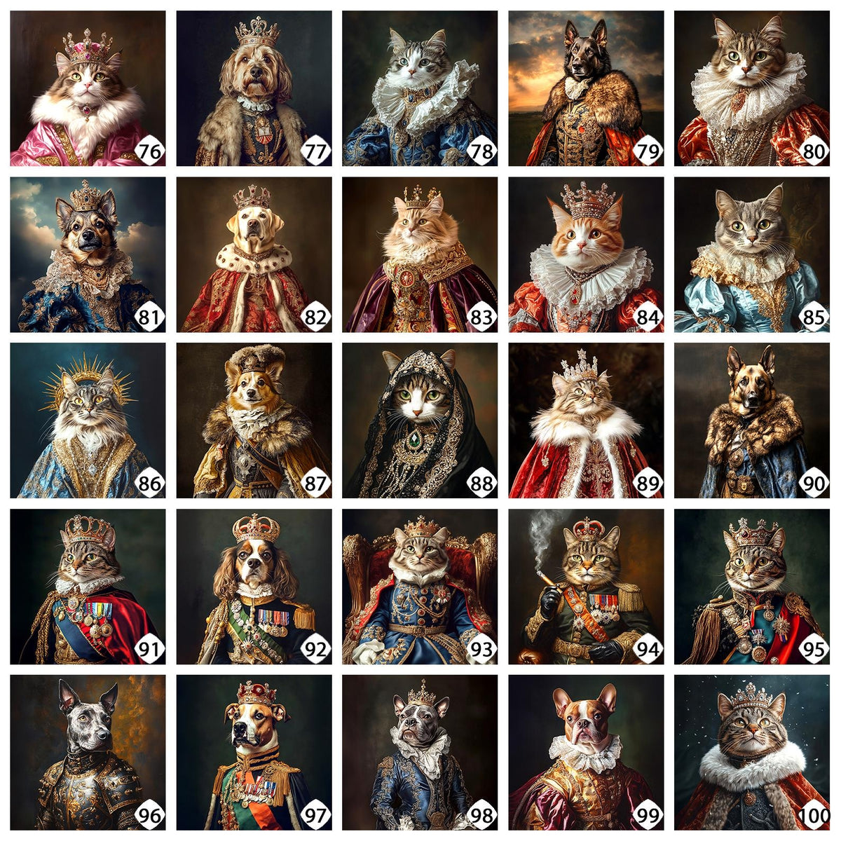 Custom Royal Pet Portrait, Renaissance Dog Painting, Pet Lovers Gift, Royal Portrait, Pet Portrait gift, Gift for Cat, Gift for Dog