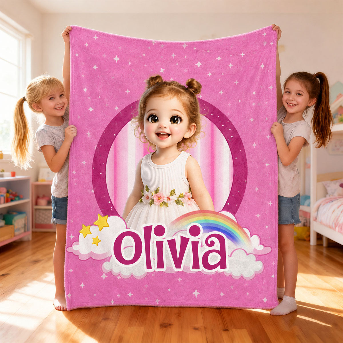 Like A Star - Personalized Custom Fleece Blanket