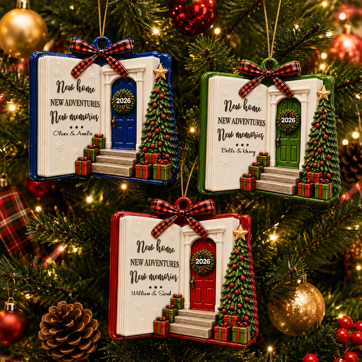 New Adventures - Real 3D Raised Ornament