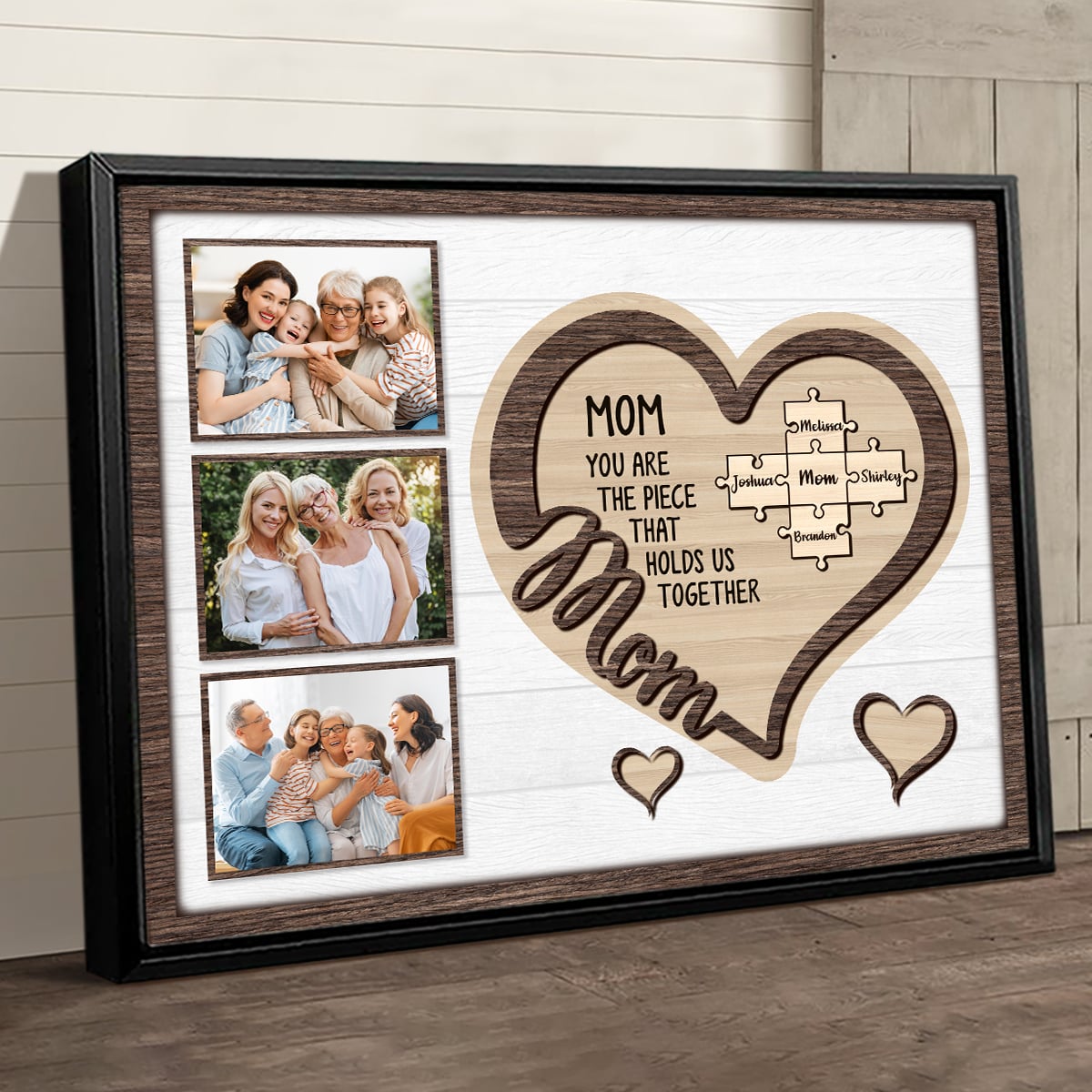 Mom You Hold Us Together Custom Photo - Personalized Canvas - Gift For Mom, Mother's Day, Birthday Gift