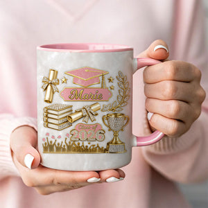 Class of 2026 Graduates - Personalized Accent Mug