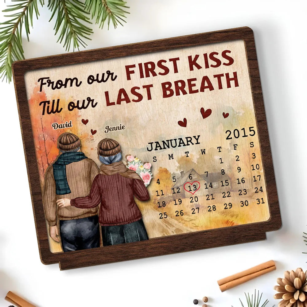 Till My Last Breath - Personalized Wooden Plaque - Valentine's Day Gift, Anniversary Gift For Couple