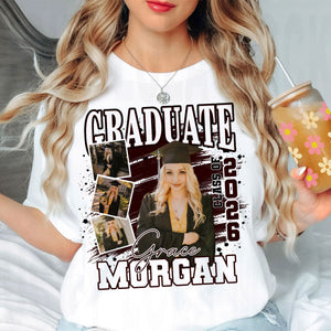 Graduation Photo Collage - Personalized T-Shirt