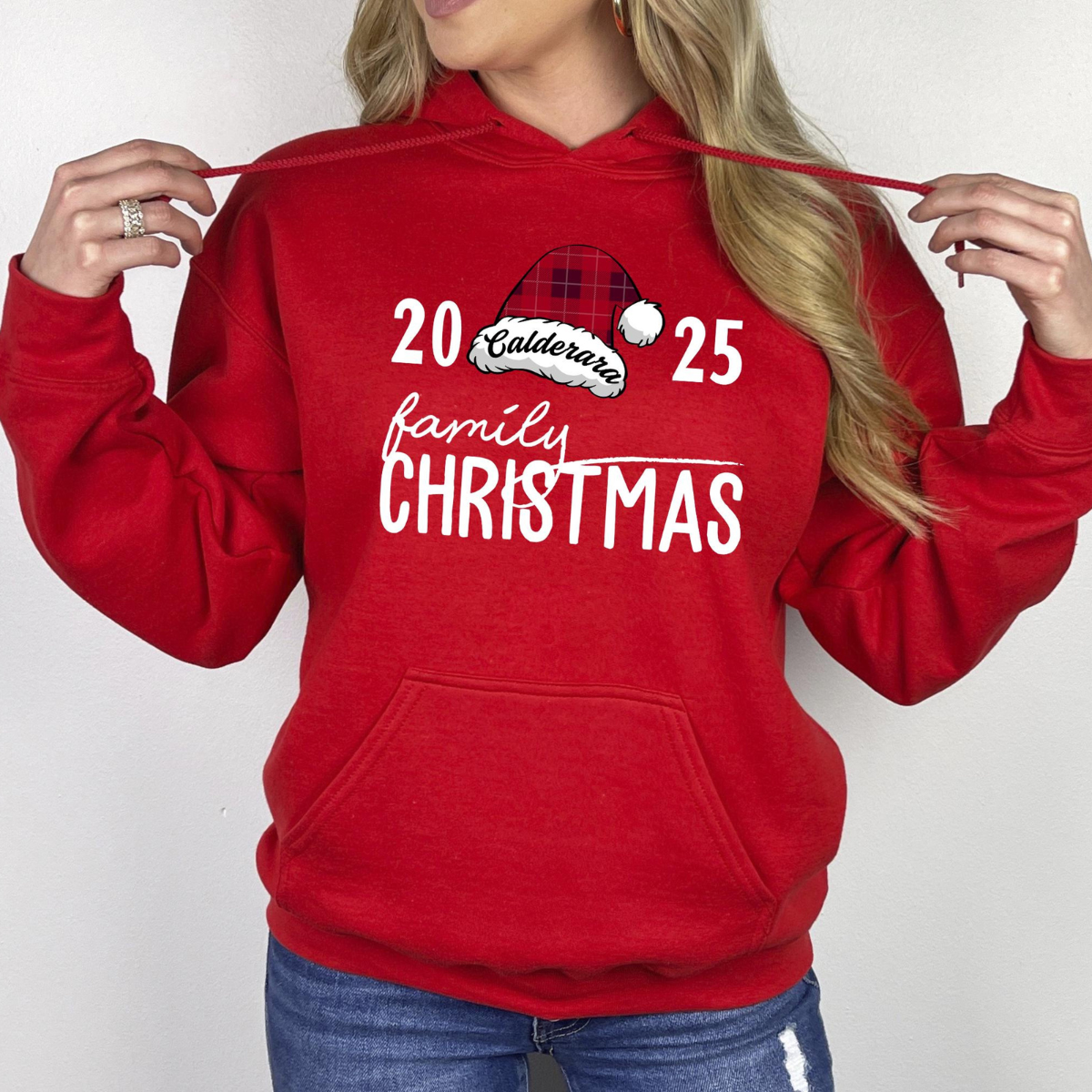 Personalized Family Christmas Sweatshirt, Custom Family Name Xmas Hoodie, Christmas Family Sweatshirt, Holiday Sweaters,Christmas Sweatshirt