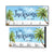 Personalized Key Holder for Wall, Beach House Decor