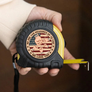 American Dad No One Can Measure Up To You - Personalized Tape Measure - Father's Day, Birthday Gift For Dad, Grandpa