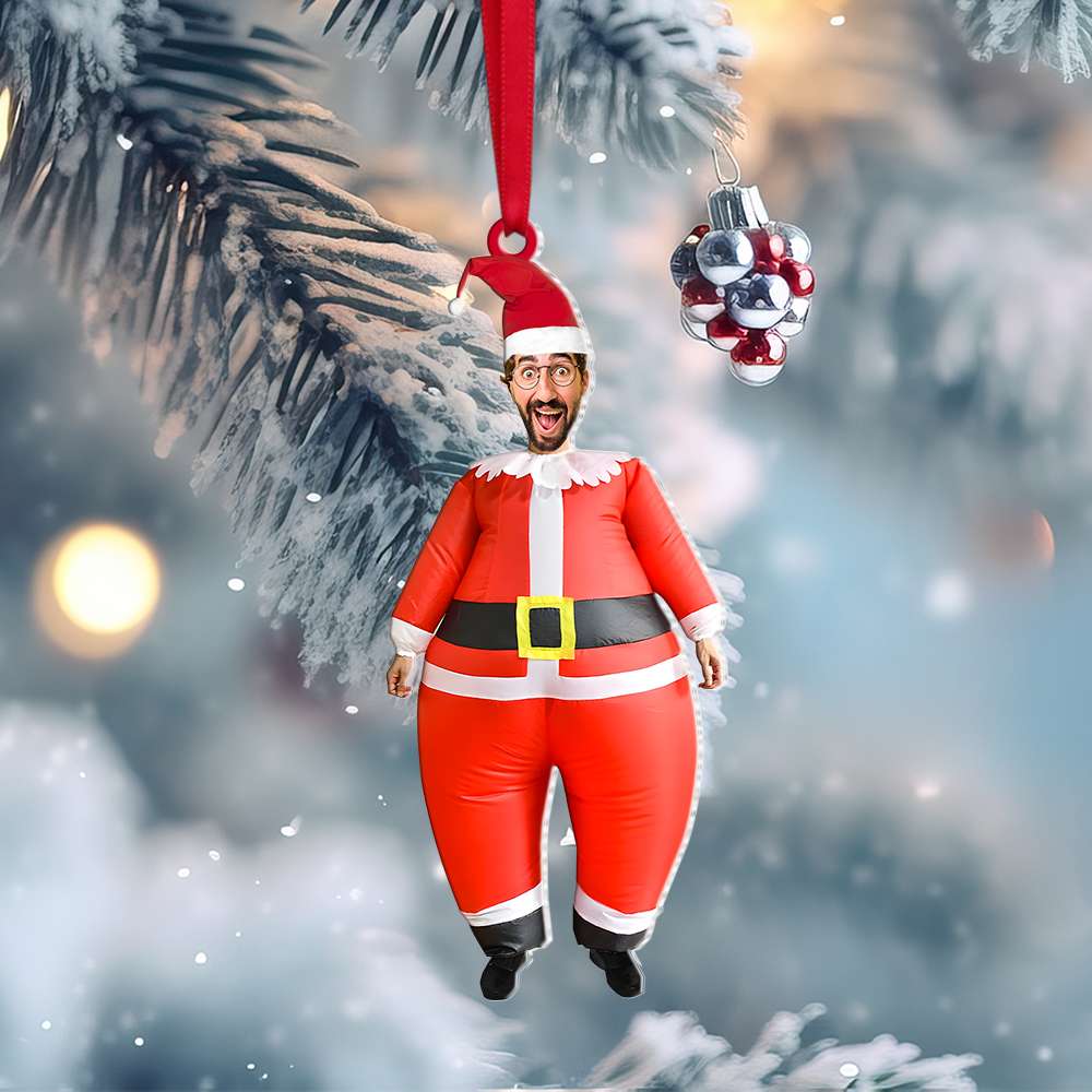 Custom Photo Ornament, Christmas Ornament, Acrylic Ornament, Baby Photo Ornament, Christmas Tree Hanger, Family Photo Ornament, Xmas Decor