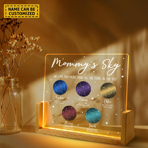 Personalized Star Map by Date Gift, Personalized Gifts for Mom, Constellation Map, Custom Star Map Night light, Mother's Day Gift, Gift For Mom