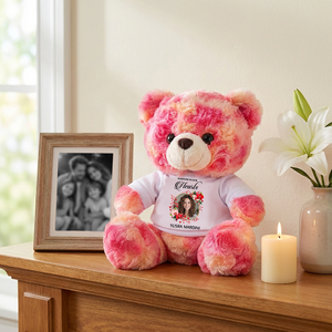 Forever In Our Hearts Sunrise Sunset - Never Forgotten Memorial Teddy Bear