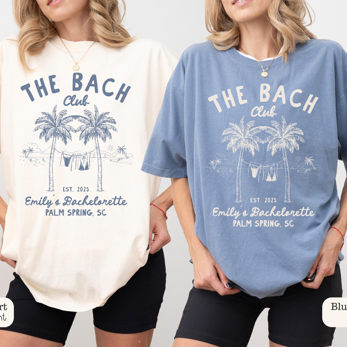 Custom Beach Bachelorette Shirts, Coastal bachelorette Party Tee, Beach Bride Shirt, Personalized The Bach Club Shirts,Beach Bach Party Gift