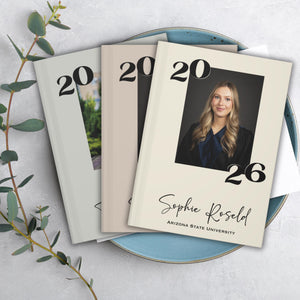 Graduation Note Book, Class of 2026 Grad Party Book, High School Collage Graduation Gift, Graduation Advice Book, Personalized Custom
