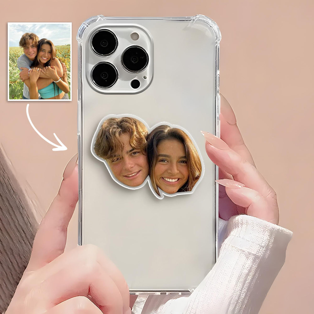 Personalized Gift For Him For Her, Custom Photo Phone Grip With Your Photo, Photo Phone Grip Couples Gift, Phone Holder Accessories