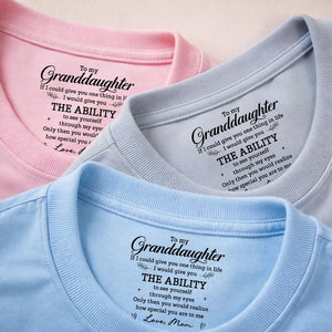 How Special You Are To Me - Personalized Neck Print T Shirt - Gift For Daughter, Son