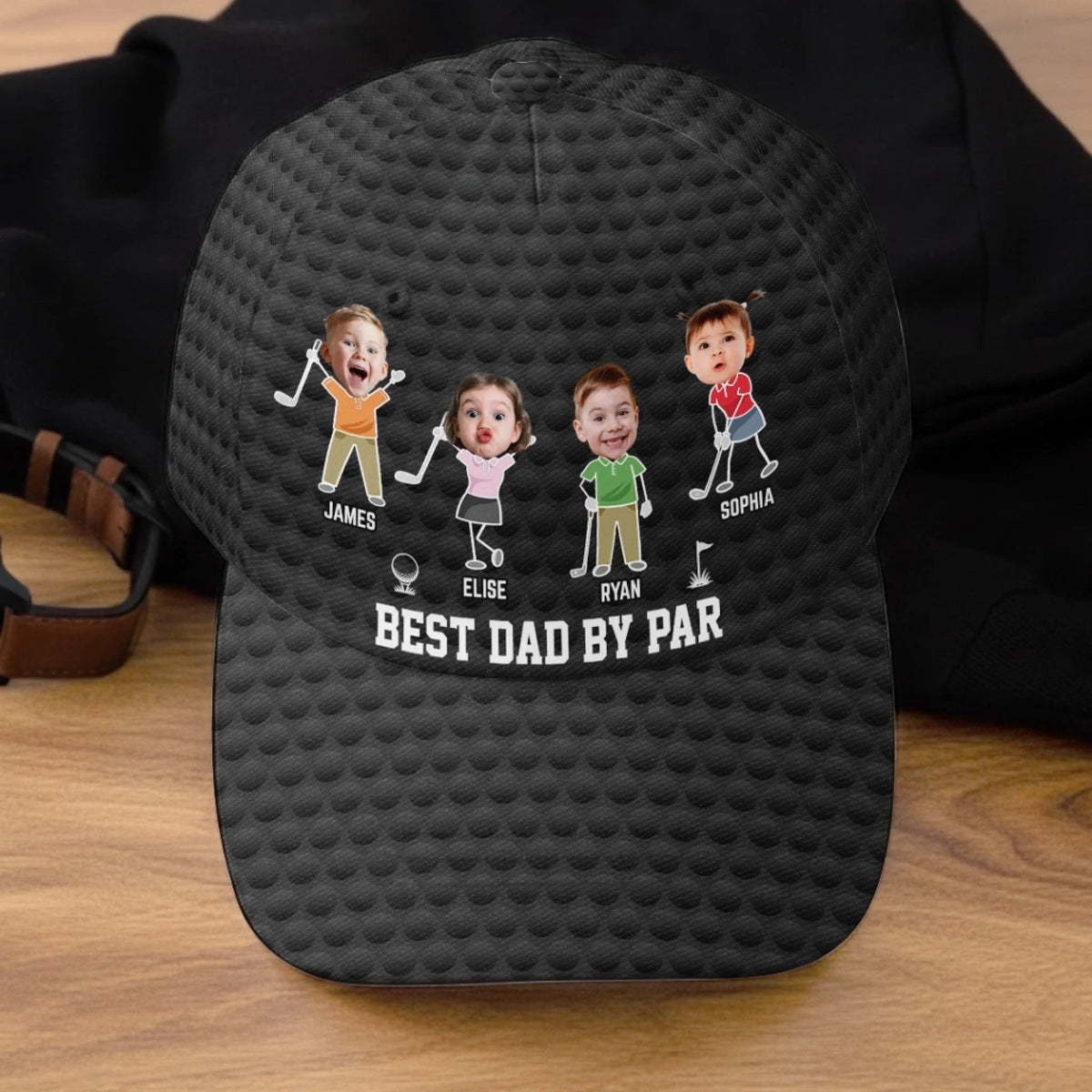 Dad Born To Play Golf - Personalized Classic Cap - Gift For Golf Dad, Grandpa, Father's Day