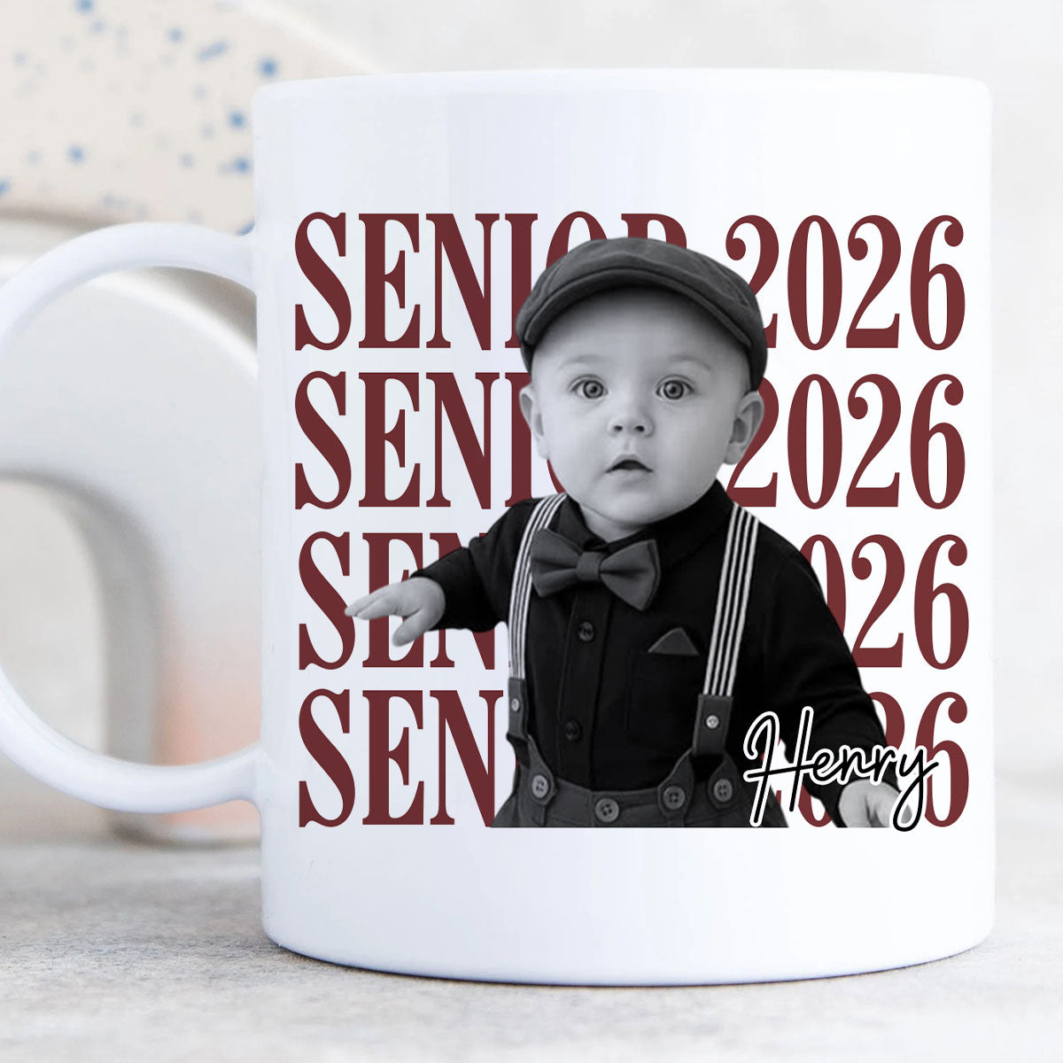 Senior 2026 - Personalized White Mug