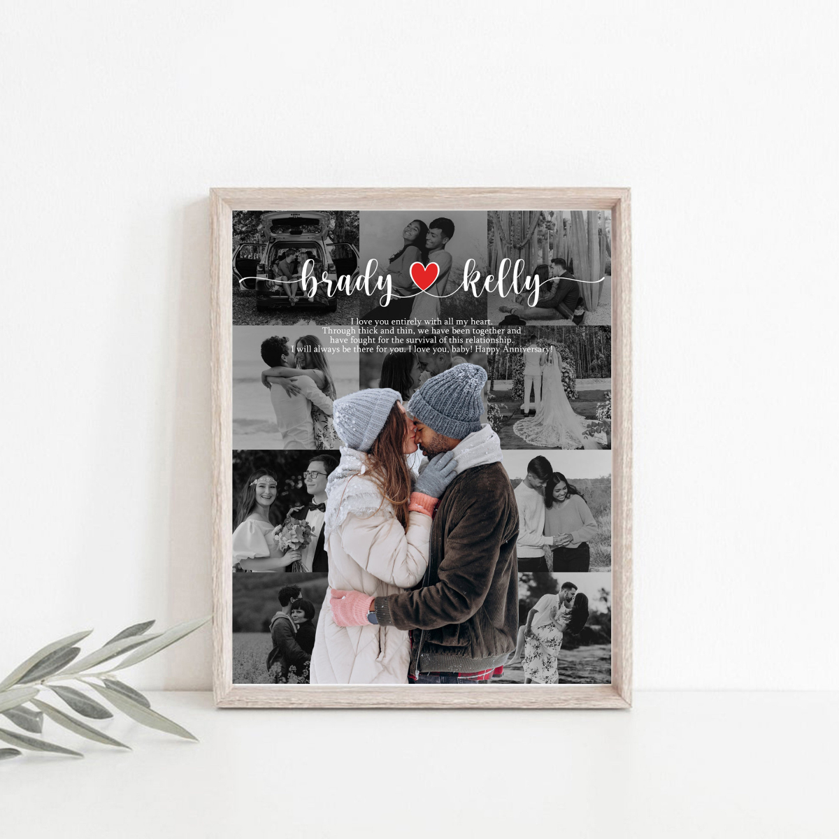 First Anniversary Canvas Wall Art Decor, Best First Anniversary Gifts, First Anniversary, Dating Anniversary, One Year Anniversary Gift
