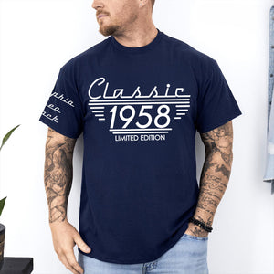 Classic Edition - Personalized Custom Shirt With Design On Sleeve