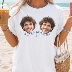Custom Groom Face Bachelorette Party Shirts, Beach Bachelorette Shirt, Funny Bachelorette Shirts Bride To Be, Personalized Groom Photo Tee