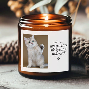 Smells Like My Parents Are Getting Married - Personalized Scented Candle