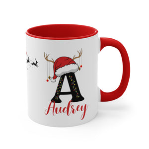 Custom Letter Name - Personalized Mug - Christmas Gift For Friends, Family