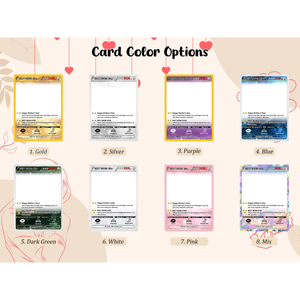 Custom Mother's Day PKM Card Personalized Gamer Mom Gift, PKM-Inspired Keepsake Card, Photo Card for Mom, Gift for Geeky Moms