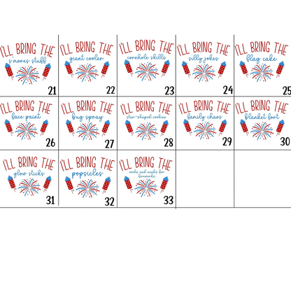 Funny 4th of July Shirts, I'll Bring The Fourth of July TShirts, Family Matching Independence Day Tees, Patriotic Friends Group Shirts