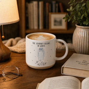 Personalized White Coat Ceremony Pottery Mug, Custom White Coat Party Gift, Med School Acceptance Gift Future Doctor, Graduation Gifts