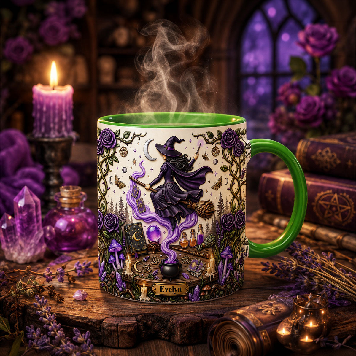 The Witch Coffee Accent Mug - Personalized Gifts For Witch Lovers