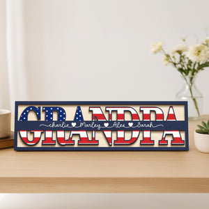 Personalized Dad Sign, Gifts for Dad, Father's Day Gift, Dad Gifts from Kids, Dad Birthday Gift, Dad Gifts from Daughter, Dad Wood Sign