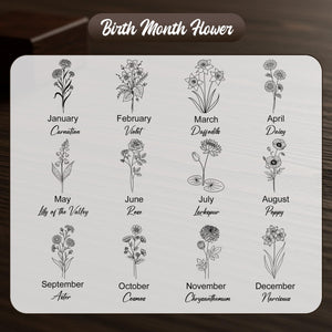Personalized Mom Grandmas Garden Birth Flower LED Night Light, Grandma Gift, Custom Mothers Day Gift, Anniversary Moms Garden Flower Gift