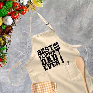 Best Flippin Dad Ever Apron, Dad Apron, Best Dad Ever, Funny Dad Apron, Fathers Day Apron, Apron For Dad, Dad Birthday Gift,Fathers Day Gift