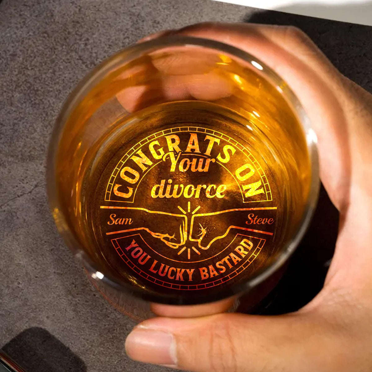 Divorce Gift Congrats On Your Divorce You Lucky Man, Personalized Brother's Engraved Wine Glass, Funny Divorce Gift, Funny Gift for Brother