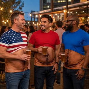 Custom Funny Patriotic T-shirt - Personalized Birthday Gifts For Men - Too Cool For Tea