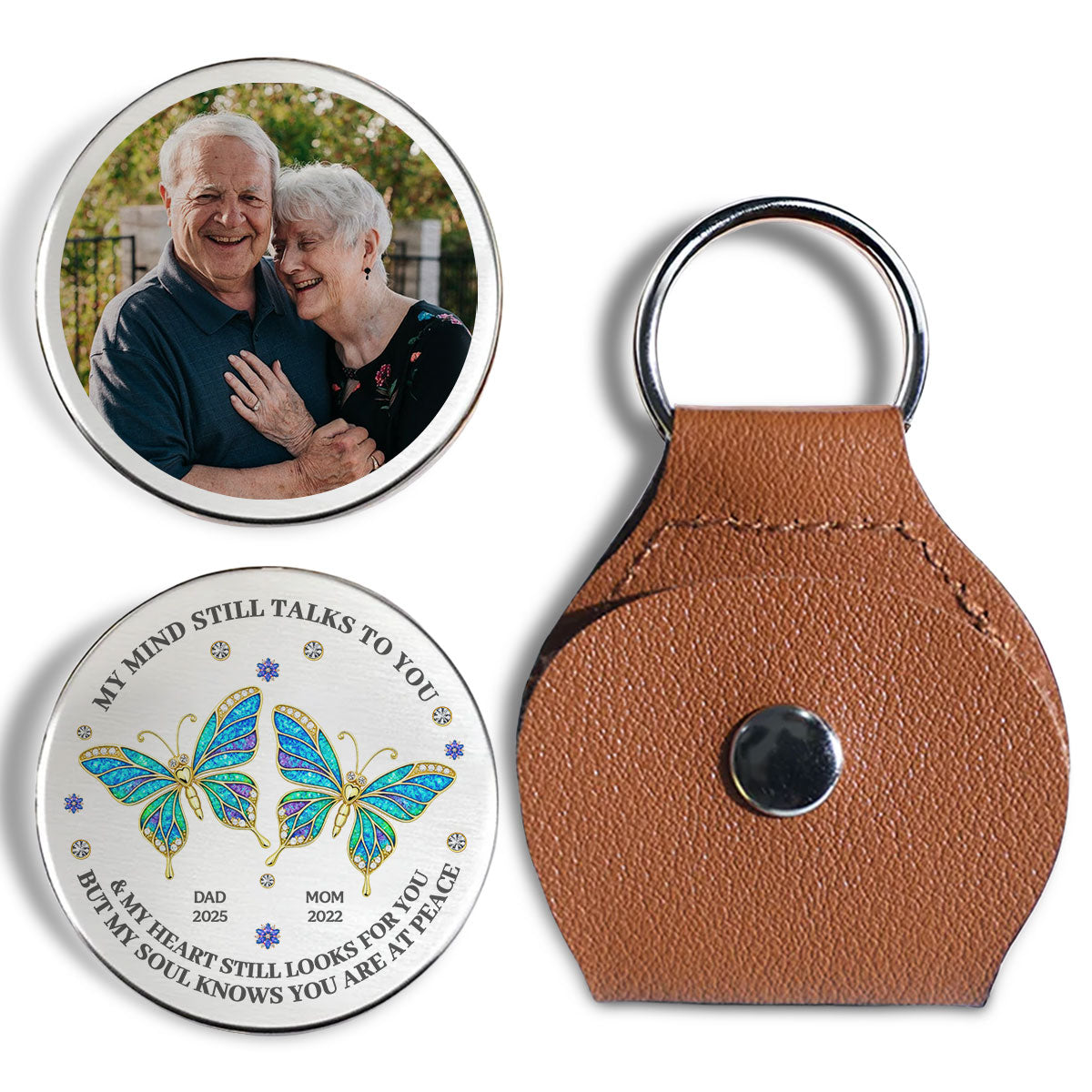 My Soul Knows You Are At Peace - Personalized Pocket Hug - Memorial Gift