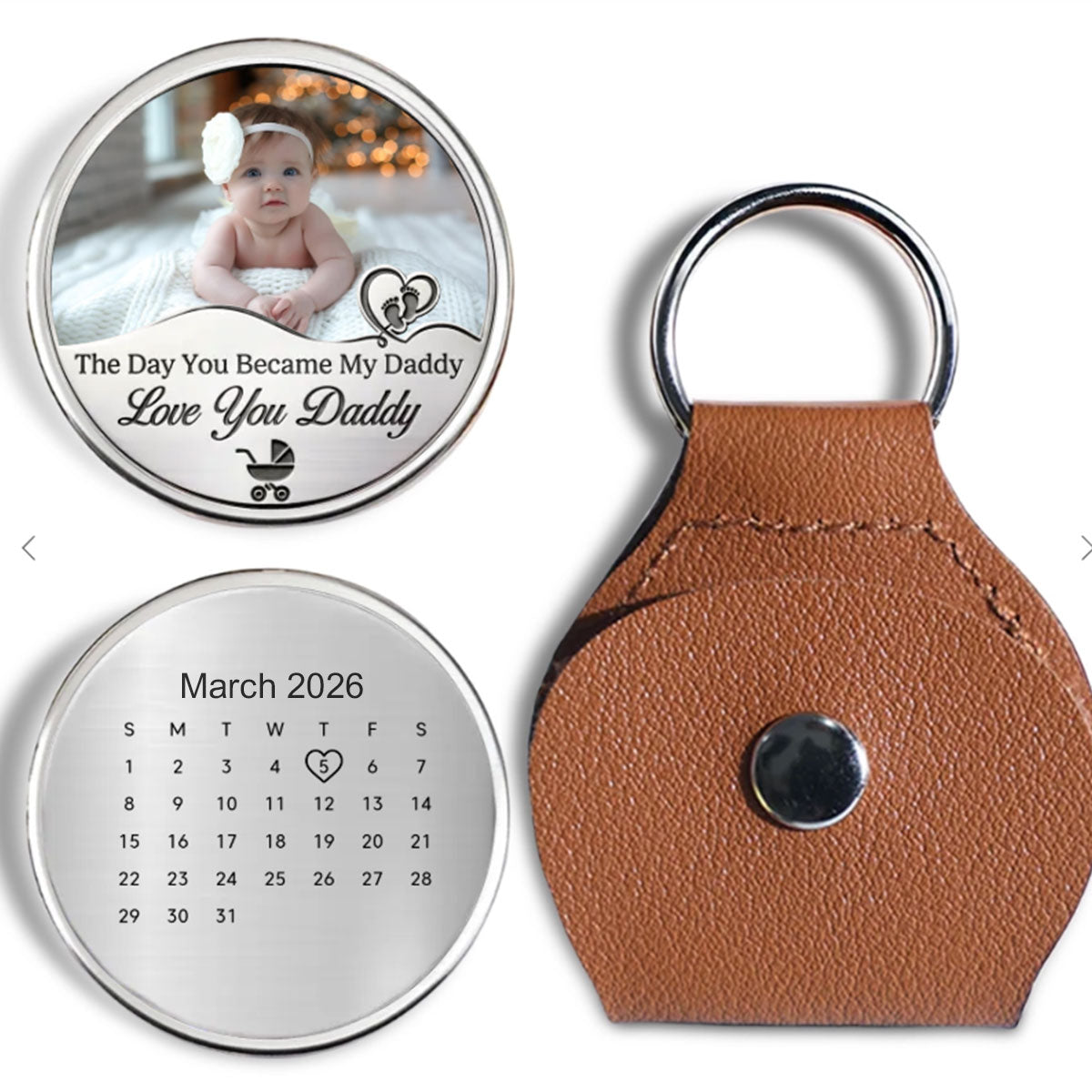 Baby Arrival Date - Personalized Custom Pocket Hug