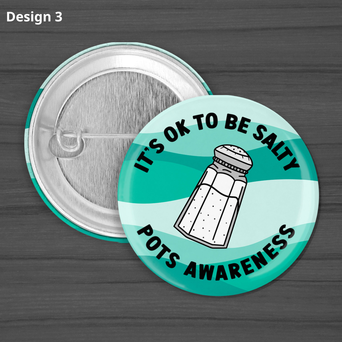 I Have POTS, Dystonia Awareness Disability Pin Badge, Diabetes, Pots Syndrome, Chronic Illness Pin, Hidden Disability, Mental Health
