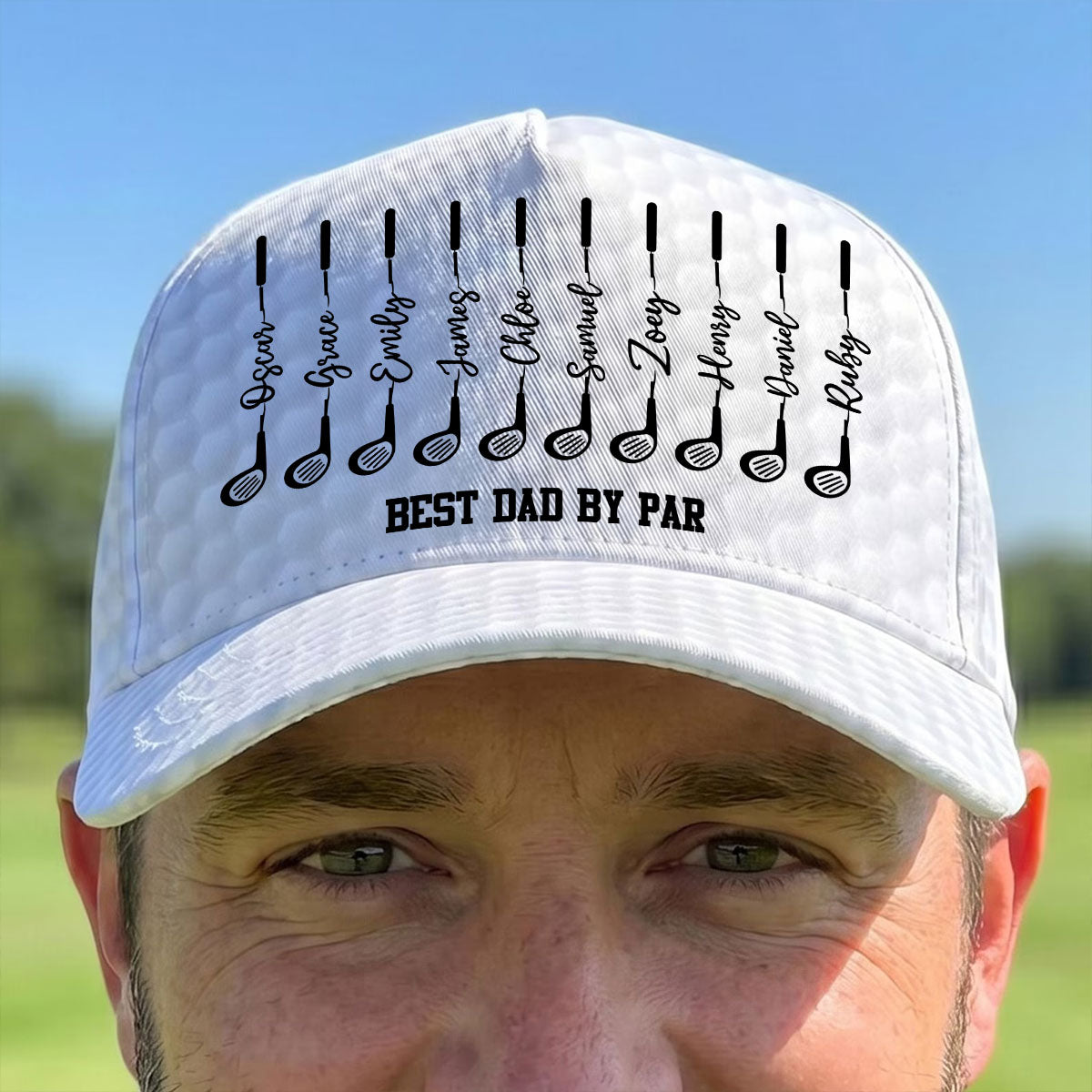 Best Dad Grandpa By Cap - Personalized Cap