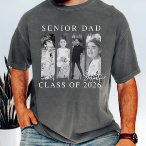Custom Photo Senior Dad Shirt, Class of 2026 Shirt, Class of 2026 Family Shirts, Senior Dad Graduation Shirt, Senior Dad Gift