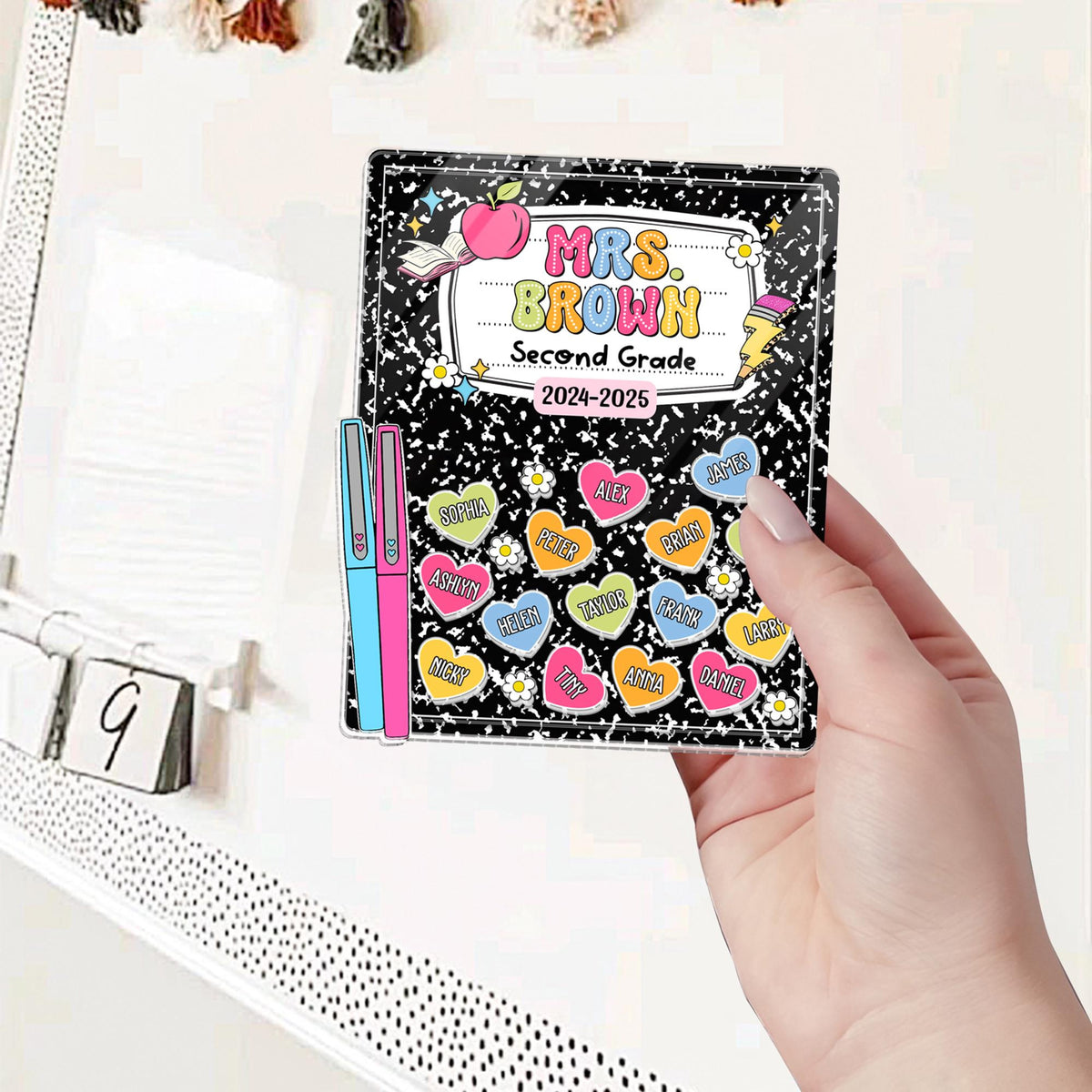 Teacher Appreciation Gifts, Custom Teacher Shaker Magnet, Teacher Gifts From Student, Thank You Gift For Teacher, Preschool Teacher Magnet