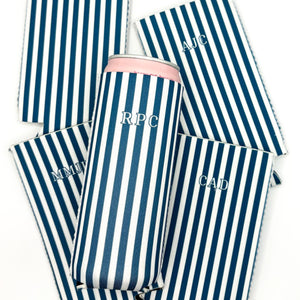 Monogrammed Slim Can Cooler Personalized Name Bachelorette Favor Grandmillennial Skinny Can Cooler Custom Bridal Party Gift Bridesmaid Idea