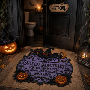 Salem Sanctuary For Wayward Cats Ferals - Personalized Custom Shaped Doormat
