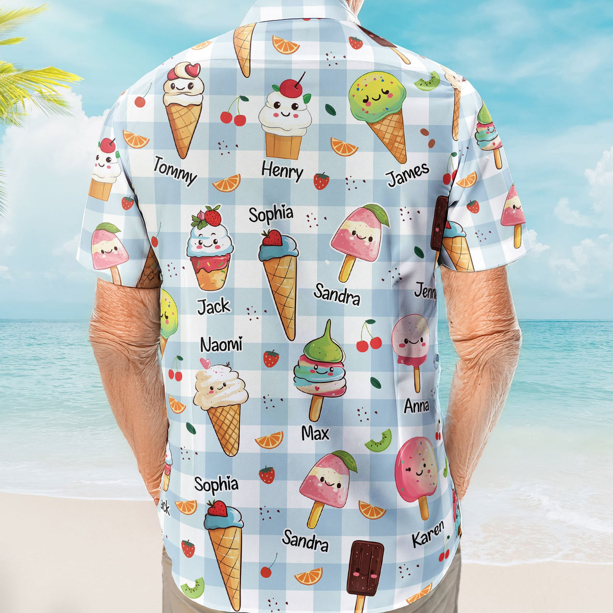 The Coolest Pop - Custom Hawaiian Shirt - Gift For Grandfather, Father's Day Gift Idea