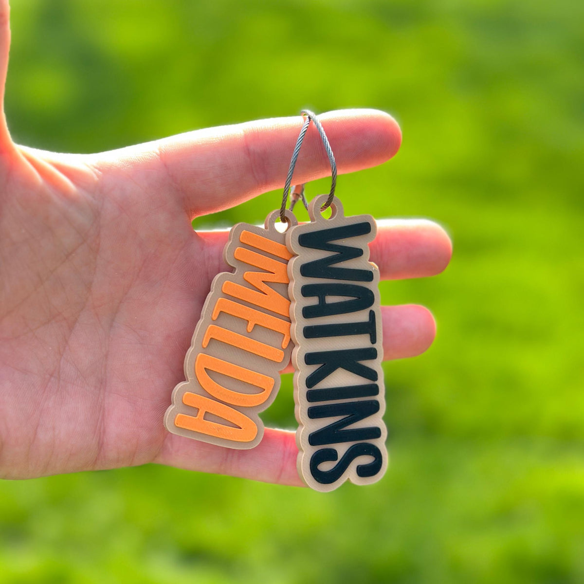 Nametag Personalized Keychain Diaper Bag Tag Lunch Box Tag Daycare Label Bag Charm Kids Keychain Name Bag Tag Luggage Tags Gift