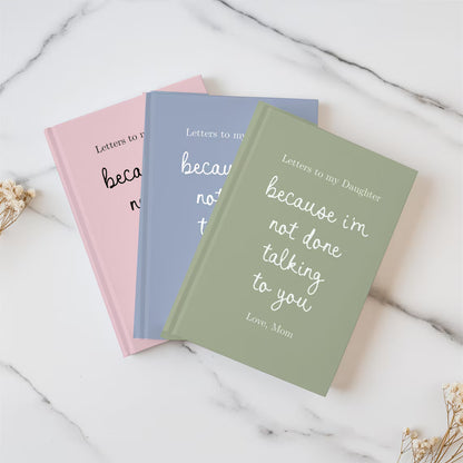 Letters to My Daughter Grief Journal, Personalized Loss of Daughter Gift, Custom Child Loss Memorial Notebook Keepsake In Loving Memory