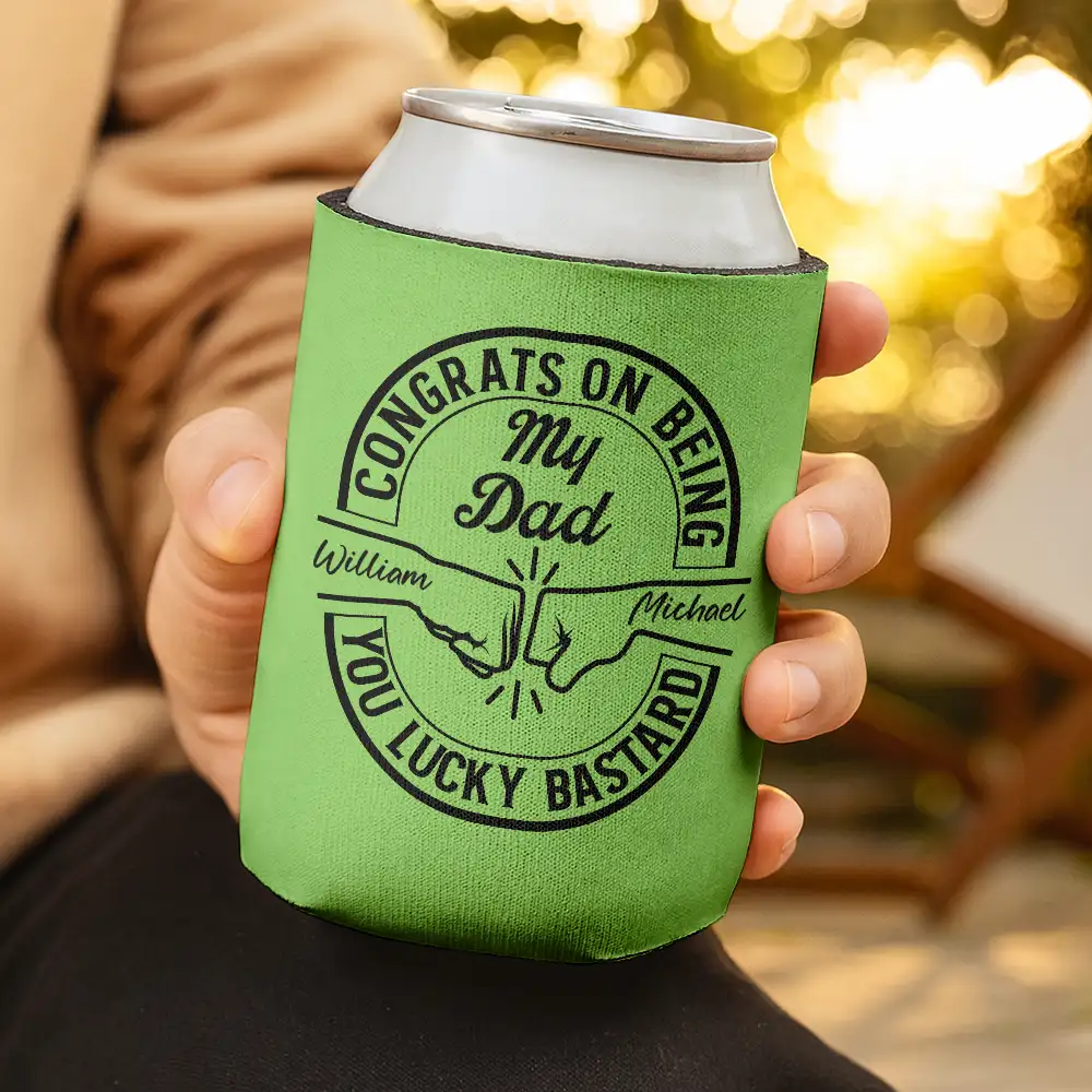 Congrats On Being My Brother Dad Grandpa - Personalized UV Printed Cup Cover - Gift For Family