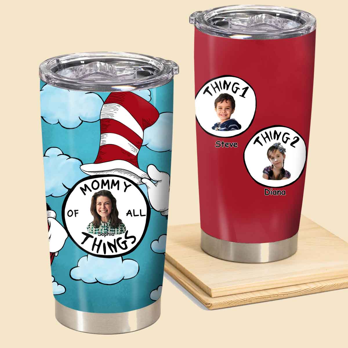 Mother Of All Things - Personalized Photo Tumbler - Mother's Day, Birthday Gift For Mother, Grandma